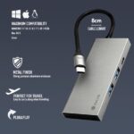 NGS Wonder Dock 4 Pro Hub USB-C 4 in 1 - 2x USB 3.0, 1x USB-C PD 100W, 1x HDMI - Supporta risoluzioni massime di 4K a 30 Hz - Velocità fino a 5 Gbps - immagine 4