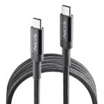 Cavo NGS 2.0 da USB-C maschio a USB-C maschio - Ricarica ultraveloce fino a 65 W - Lunghezza 2 m - Colore nero - immagine 2
