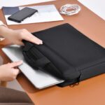 L-Link Valigetta per laptop fino a 14" - Tasca esterna - Rivestimento esterno idrorepellente - Chiusura con cerniera - Colore nero - immagine 4