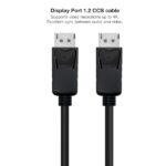 Nanocable Cavo Displayport 1.2 CCS DP/M-DP/M - Lunghezza 5 m - Supporta risoluzioni video fino a 4K - Colore nero - immagine 2