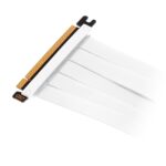 Cavo di prolunga Abysm PCIe 4.0 x16 flessibile - Schermatura EMI - Lunghezza 17 cm - Colore bianco - immagine 5