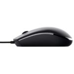 Trust TM101 Eco Mouse USB 1200dpi - Realizzato con il 50% di plastica riciclata - 3 pulsanti - Utilizzo ambidestro - Cavo da 1,60 m - Colore nero - immagine 3