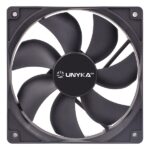 Ventola Unykach 120 mm - Velocità massima 1200 giri/min - Colore nero - immagine 3
