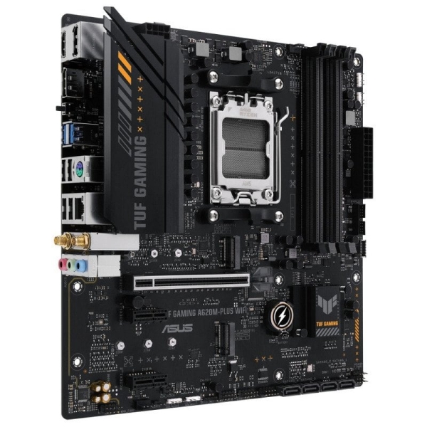 Asus TUF Gaming A620M-PLUS WIFI Scheda madre AM5 - WiFi Asus TUF Gaming A620M-PLUS WIFI Scheda madre AM5 - WiFi