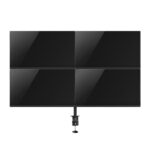 Ewent EW1514 Supporto da tavolo con braccio articolato per 4 monitor da 10"-32" - Girevole - Gestione dei cavi - Peso max 8 kg - VESA 100x100 mm - immagine 4