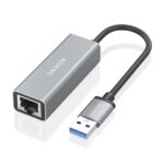Aisens Convertitore da USB 3.0 a Ethernet Gigabit 10/100/1000 MBPS - 15 cm - Colore grigio - immagine 2