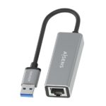 Aisens Convertitore da USB 3.0 a Ethernet Gigabit 10/100/1000 MBPS - 15 cm - Colore grigio - immagine 3