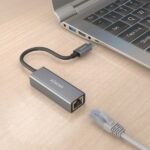 Aisens Convertitore USB3.1 GEN1 da USB-C a Ethernet Gigabit 10/100/1000 MBPS - 15 cm - Colore grigio - immagine 5