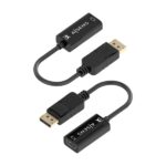 Aisens Convertitore DISPLAYPORT a HDMI 4K@60HZ - DP/M-HDMI/H - 15 cm - Colore nero - immagine 3