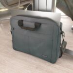Aisens Custodia Premium per laptop 15,6" - Imbottitura in schiuma - Tasca frontale con cerniera - Fissaggio per valigia - Cinghia regolabile - Colore grigio - immagine 5