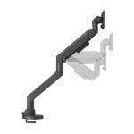Aisens Supporto da tavolo PRO Contrappeso girevole e inclinabile per monitor/TV 27 kg (3 perni - 1 braccio) da 24-57 - Colore nero - immagine 3