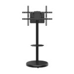 Aisens Supporto da pavimento con ruote - Vassoio per DVD per monitor/TV 50 kg da 37-86 - Colore nero - immagine 2