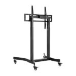 Aisens Supporto da pavimento motorizzato PRO con ruote per monitor/TV 120 kg da 55-100 - Colore nero - immagine 3