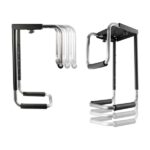 Aisens Supporto regolabile in altezza per CPU sotto la scrivania - Colore nero/argento - immagine 4