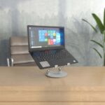 Aisens Supporto da tavolo girevole regolabile per laptop/tablet 7"-13" - Colore argento - immagine 5