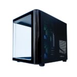 Coolbox GM100 Vision Case Mini Tower Micro ATX, Mini-ITX - Frontale e laterale in vetro temperato - Dimensioni HDD 2,5" - USB-A 3.0 e audio - 3 ventole ARGB 120 mm - Supporta raffreddamento a liquido - immagine 5