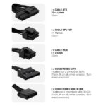 Coolbox PowerLine III 850W Alimentatore 850W ATX 12V - PFC attivo - Ventola 120 mm - immagine 4