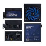 Coolbox PowerLine III 650W Alimentatore 650W ATX 12V - PFC attivo - Ventola 120mm - immagine 2