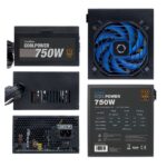 Coolbox CoolPower 750W Alimentatore 750W ATX 12V - PFC attivo - Ventola 120 mm - 80+ Bronze - immagine 2