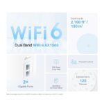 TP-Link Deco X10 Sistema WiFi Mesh AI a 2 unità WiFi 6 AX1500 Dual Band - Velocità fino a 1500 Mbps - 2 porte RJ-45 - immagine 2