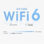 TP-Link Deco X10 Sistema WiFi Mesh AI a 2 unità WiFi 6 AX1500 Dual Band - Velocità fino a 1500 Mbps - 2 porte RJ-45 - immagine 3