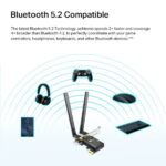 TP-Link Archer TX20E Adattatore PCIe WiFi 6 AX1800 Bluetooth 5.2 con 2 antenne ad alto guadagno - immagine 4