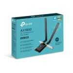 TP-Link Archer TX20E Adattatore PCIe WiFi 6 AX1800 Bluetooth 5.2 con 2 antenne ad alto guadagno - immagine 5