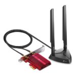 TP-Link Archer TXE75E Adattatore PCIe WiFi 6E AXE5400 Bluetooth 5.2 con 2 antenne ad alto guadagno - immagine 2