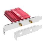 TP-Link Archer TXE75E Adattatore PCIe WiFi 6E AXE5400 Bluetooth 5.2 con 2 antenne ad alto guadagno - immagine 3