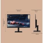 Samsung Essential S3 Monitor 24" IPS FullHD 1080p 100Hz Freesync - Risposta 5ms - Angolo di visione 178° - HDMI - VESA  100x100mm - immagine 2