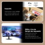 Samsung Essential S3 Monitor 24" IPS FullHD 1080p 100Hz Freesync - Risposta 5ms - Angolo di visione 178° - HDMI - VESA  100x100mm - immagine 3