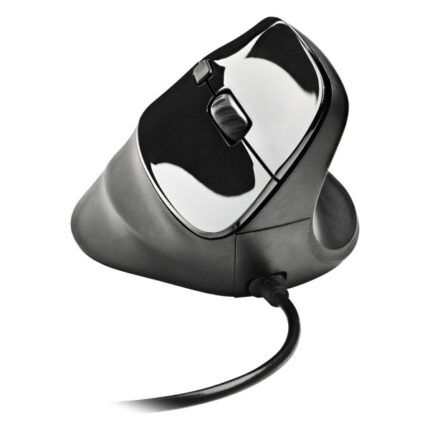 NGS Samsara Mouse ergonomico verticale Laser 3200 dpi - 5 pulsanti - Silenzioso - Colore nero