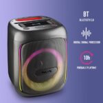 NGS Wild Swag Go Altoparlante portatile 80W TWS Bluetooth 5.0 - Autonomia fino a 10 ore - USB e Aux In - Illuminazione LED - Colore nero - immagine 5