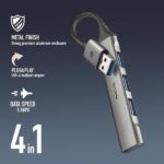 NGS IHUB4 Micro Hub USB 3.0 - 1 porta USB 3.2 - 3 porte USB 2.0 - immagine 5