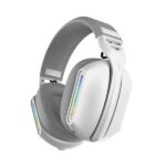 Coolsound Auricolari Gaming G11 Bluetooth - Illuminazione RGB - Colore bianco - immagine 4