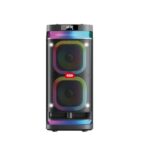 XO F58 Altoparlante Karaoke - Bluetooth - 40W - Illuminazione RGB - Microfono wireless incluso - Ingresso per strumenti e microfoni aggiuntivi - Colore nero - immagine 2