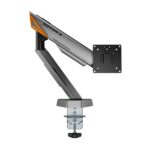 Aisens Supporto da tavolo RGB Gaming con contrappeso girevole e inclinabile per monitor/TV 16 kg - 3 perni - 1 braccio - 17"-49" - Colore nero - immagine 2