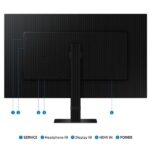 Samsung ViewFinity S4 Monitor 27" LED IPS UHD 4K 60Hz HDR10 - Risposta 5ms - Angolo di visione 178° - HDMI, DisplayPort - VESA 100x100mm - immagine 5