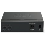 Mercusys Switch 5 porte Gigabit RJ45 10/100/1000Mbps - 4 porte PoE - Design compatto - Plug & Play - Involucro in metallo - immagine 3