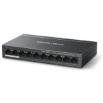 Mercusys Switch 10 porte RJ45 10/100Mbps - 8 porte PoE - Lungo raggio fino a 250 m in modalità estesa - Custodia in metallo - immagine 2