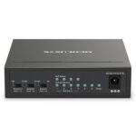 Mercusys Switch 6 porte RJ45 10/100Mbps - 4 porte PoE - Portata fino a 250 m in modalità estesa - Custodia in metallo - immagine 3