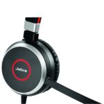 Jabra Evolve 40 MS Cuffie con microfono USB/3,5 mm - Cancellazione passiva del rumore - Archetto regolabile - Comandi sul cavo - Colore nero - immagine 4