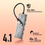 NGS Wonder 4-C Hub USB-C 4 in 1 - 4x USB-C - Velocità di trasmissione fino a 5 Gbps - immagine 5