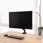 Tooq Supporto da tavolo con braccio articolato per monitor da 13"-34" - Girevole e inclinabile - Gestione dei cavi - Peso max 10 kg - VESA 100x100 mm - Colore nero - immagine 4