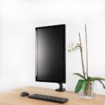 Tooq Supporto da tavolo con braccio articolato per monitor da 13"-34" - Girevole e inclinabile - Gestione dei cavi - Peso max 10 kg - VESA 100x100 mm - Colore nero - immagine 5