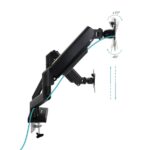 Tooq Supporto da tavolo con bracci articolati per 2 monitor da 13"-34" - Girevole e inclinabile - Pistone a gas - Peso massimo 10 kg per braccio - VESA 100x100 mm - immagine 2