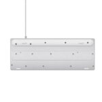 Trust Tastiera a membrana USB - Illuminazione LED - Cavo da 1,35 m - Colore bianco - immagine 4