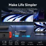 Vention Switch/Splitter HDMI 2.1 - 3x HDMI 2.1 Femmina 8K - USB-C - Colore Grigio - immagine 4