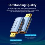 Vention Adattatore Displayport 1.4 8K maschio a HDMI 2.1 8K femmina - Colore blu - immagine 3