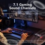 Scheda audio gaming USB-C Vention - 7.1 - Colore grigio - immagine 3